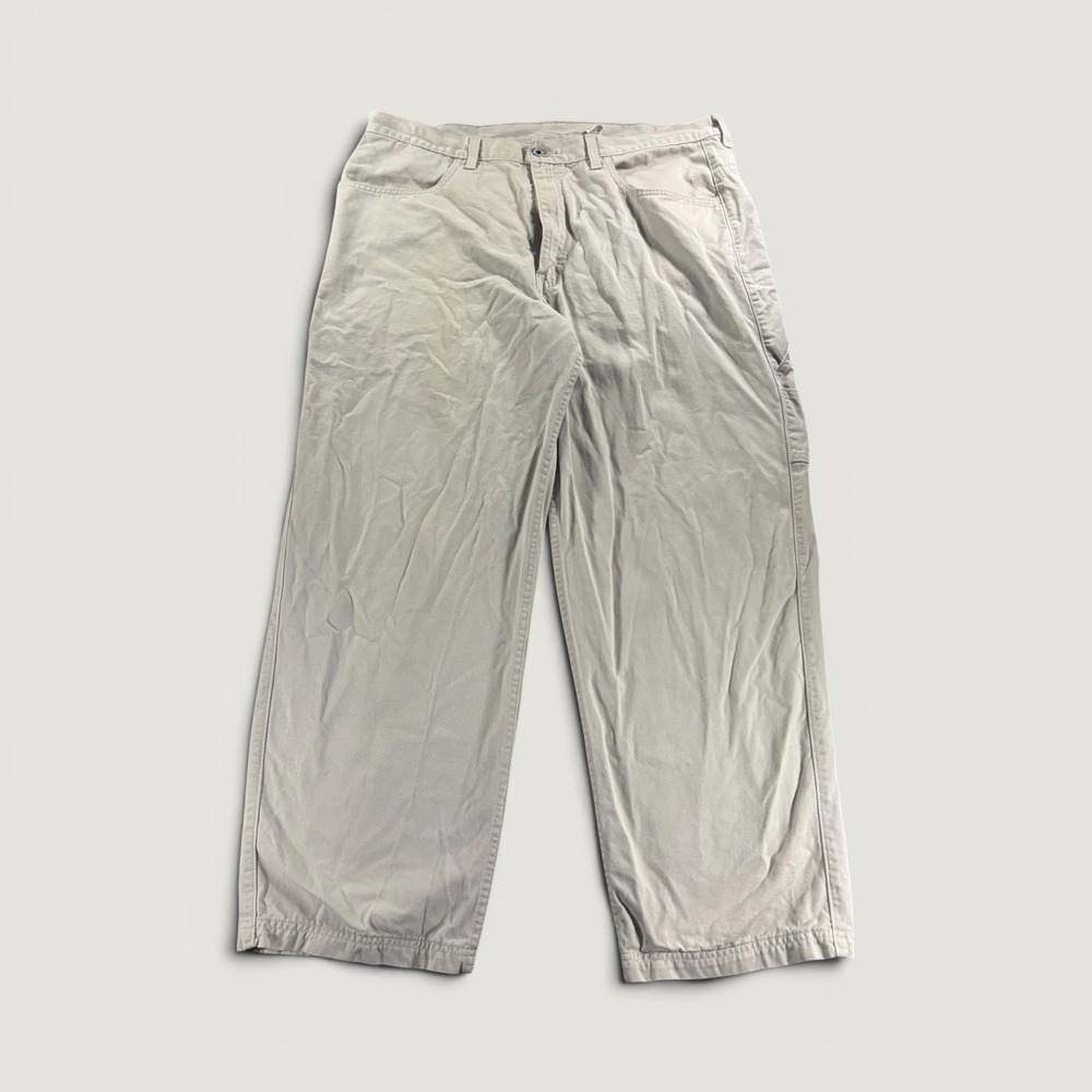 Levis Mens 38x30 Khaki Tan Cotton Twill Carpenter Pants 478 Utility Workwear